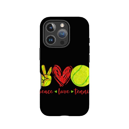 Peace Love Tennis Cute Tennis Lovers IPhone Cases
