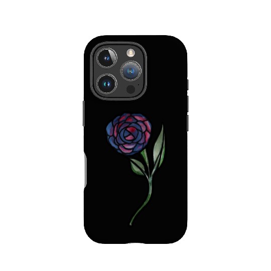 Purple and Pink Rose IPhone Cases