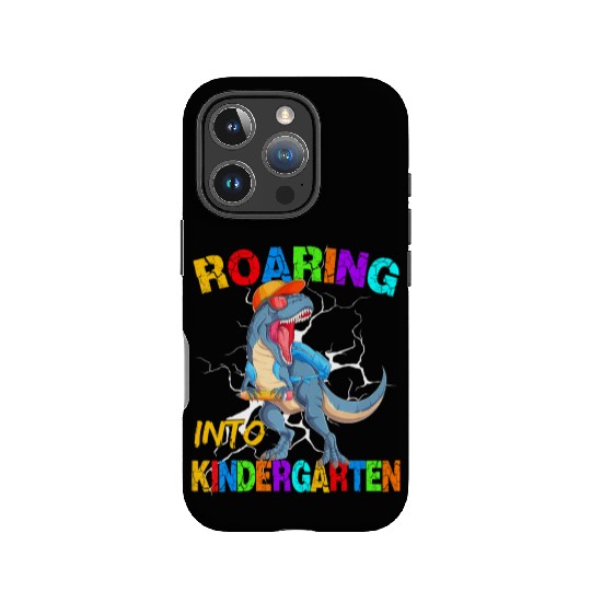 Roaring Into Kindergarten T Rex Dinosaur Back To S IPhone Cases