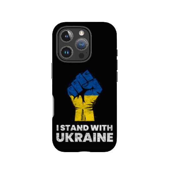 Ukrainian Flag I Stand With Ukraine Flag IPhone Cases