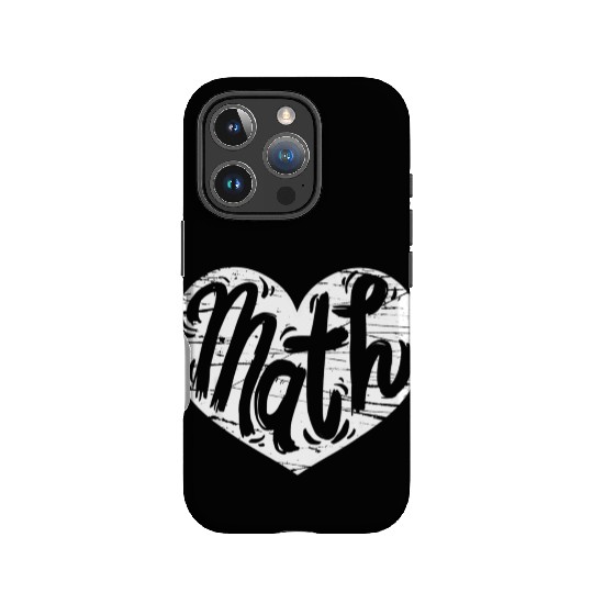 Math Heart Math Teacher He IPhone Cases