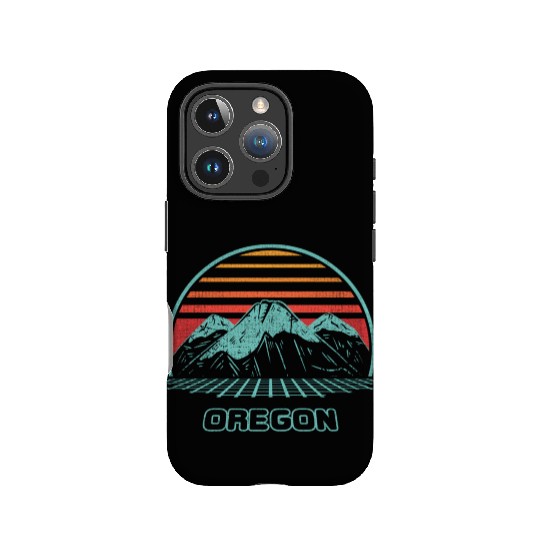 Oregon Mountain Hiking 80S Style IPhone Cases