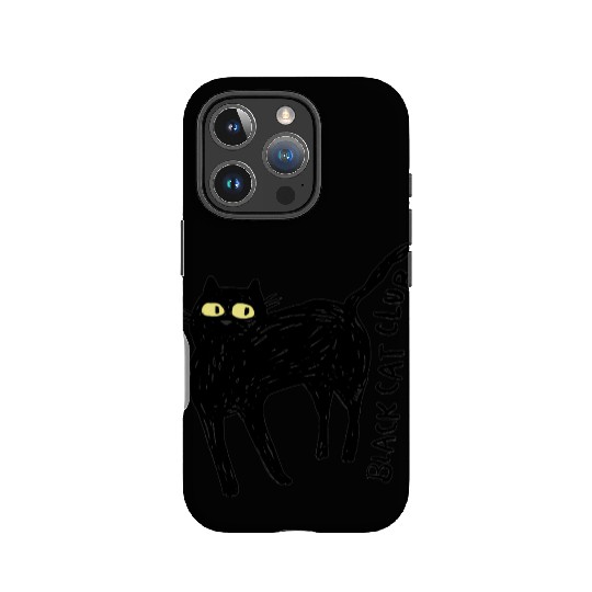 Black Cat Club IPhone Cases