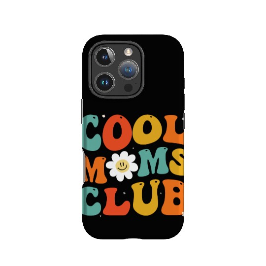 Cool Moms Club Groovy Hippie Theme Mother Day IPhone Cases