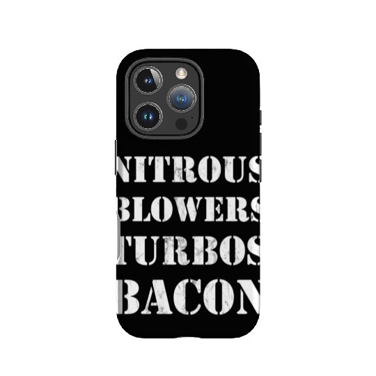 Nitrous Blowers Turbos Bacon IPhone Cases