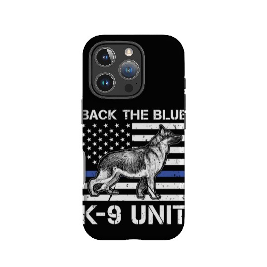 German Shepherd Back The Blue K-9 Unit Police Dogs IPhone Cases
