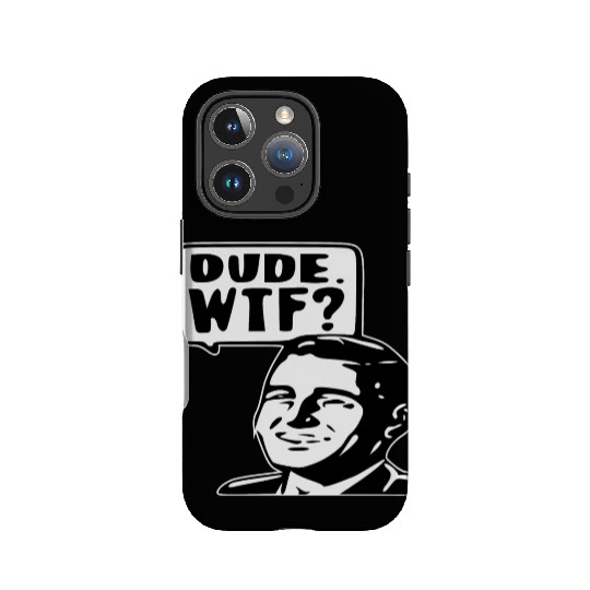 Dude WTF ©WhiteTigerLLC.Com LIKE US ON FACEBOOK IPhone Cases