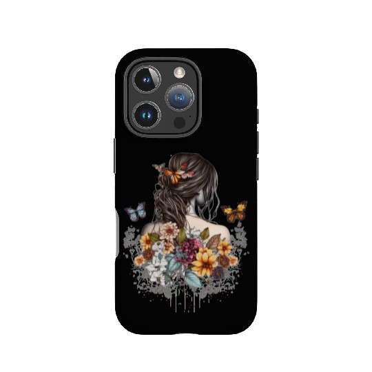 Butterfly Girl Lady of Butterflies IPhone Cases