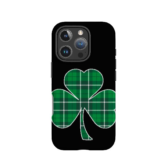 St Patric Day Irish Green Buffalo Plaid Shamrock IPhone Cases