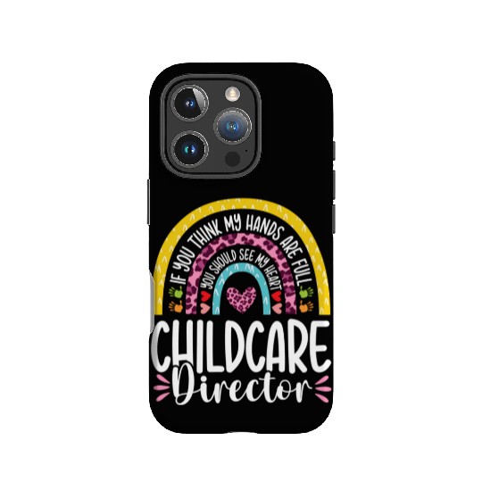 Heart Childcare Director Daycare Teacher IPhone Cases