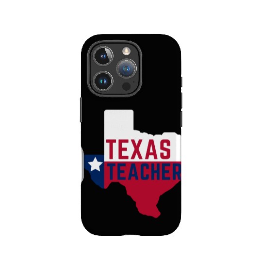 Texas Teacher Life Flag Style IPhone Cases