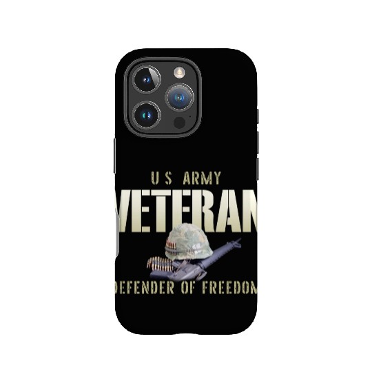 US Army Veteran: Defender of Freedom IPhone Cases