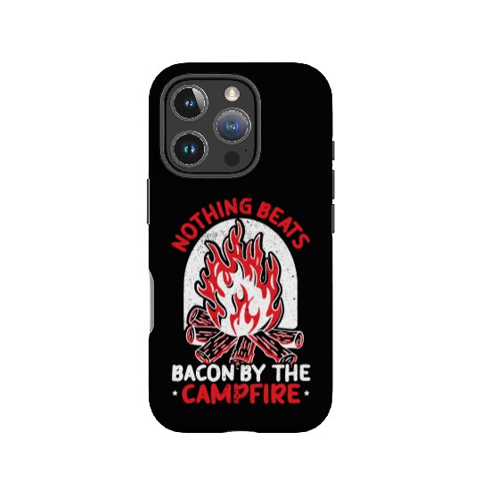 Camping And Bacon Meat Camp Camper I Love Bacon IPhone Cases