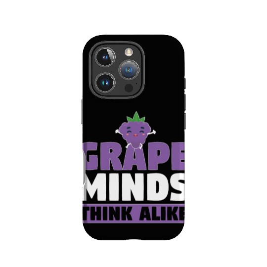 Grape Minds Think Alike IPhone Cases