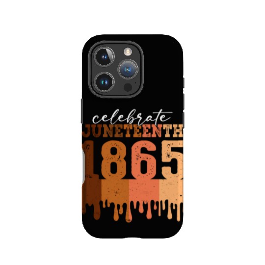 Celebrate Juneteenth 1865 Black Wo African America IPhone Cases
