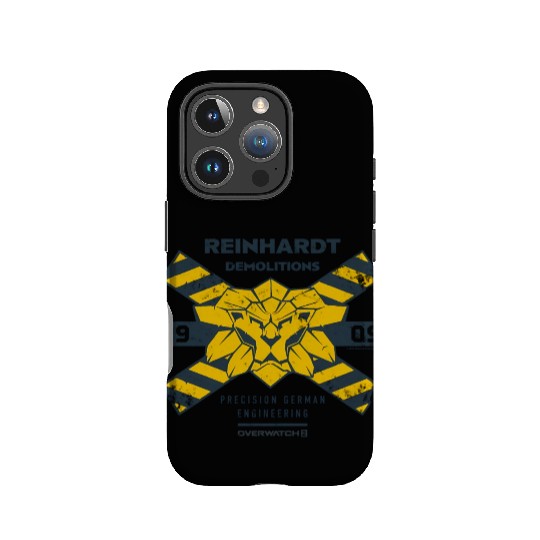 Overwatch 2 Reinhardt Demolitions Icon Logo IPhone Cases
