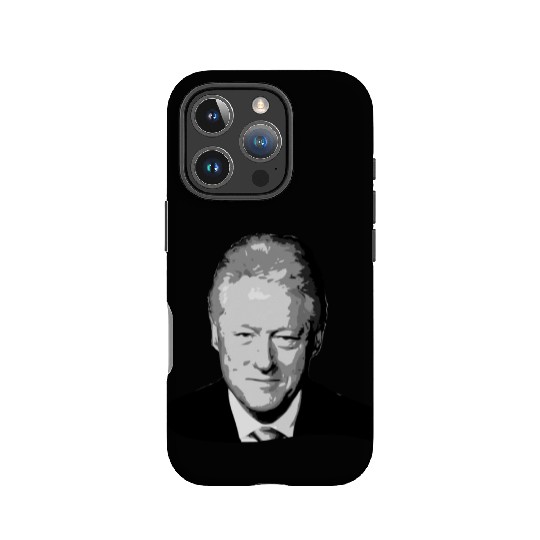 Bill Clinton Grayscale Pop Art IPhone Cases
