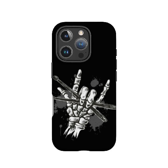 eleton Hand With Drumstic Drummer IPhone Cases