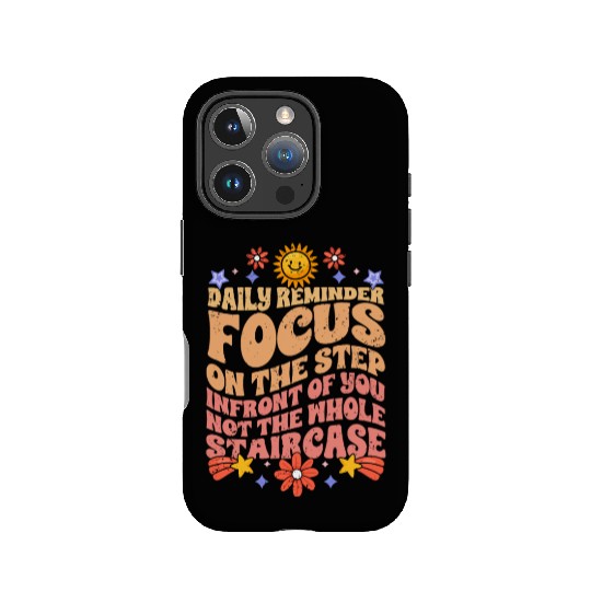 Groovy Daily Reminder Positive Affirmation IPhone Cases