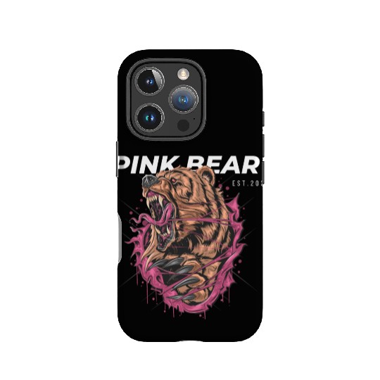 Pink Bear IPhone Cases