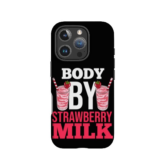 Strawberry Milk Shake Korean Vegan Japanese IPhone Cases