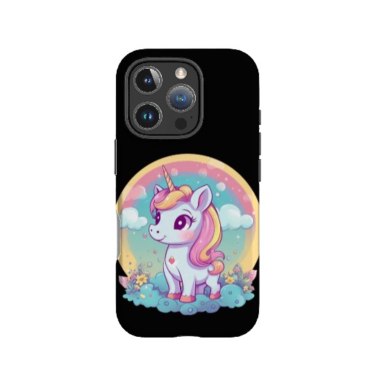 Unicorn Rainbow Sunset IPhone Cases