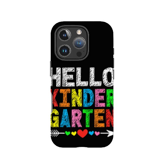 Hello Kindergarten Teacher & Student Kinder Back IPhone Cases