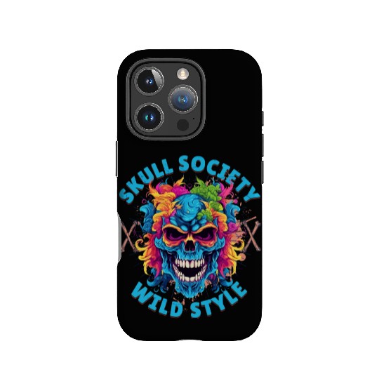 Skull society wild style IPhone Cases