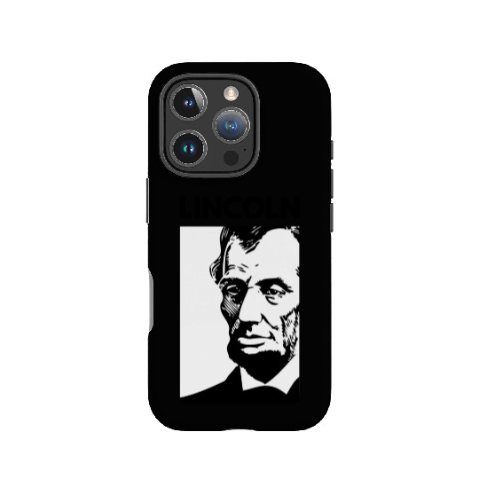 Black White Abraham Lincoln IPhone Cases