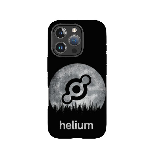 Vintage HELIUM Coin in The Moon IPhone Cases
