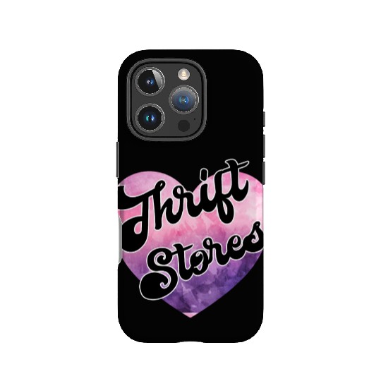 Thrift Stores purple pink watercolor IPhone Cases