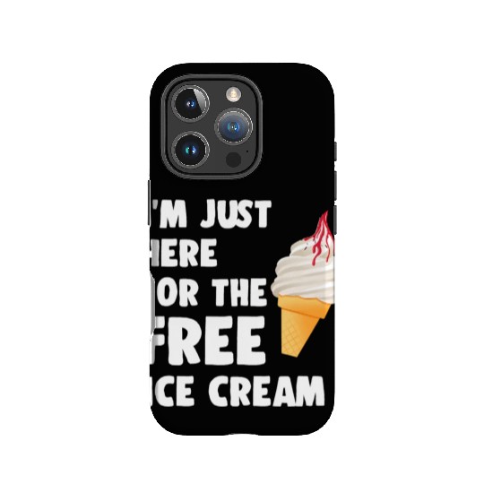I'M Just Here For The Free Ice Cream Cruise 2023 IPhone Cases