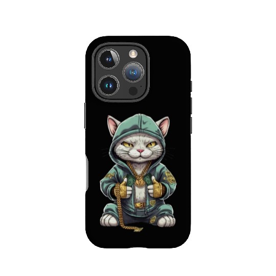 Hip-Hop Kitty - Money Moves IPhone Cases