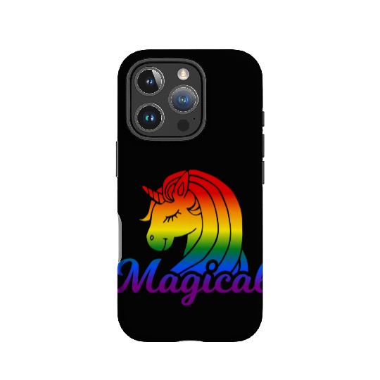 Magical Rainbow Unicorn | TTRPG Pride IPhone Cases
