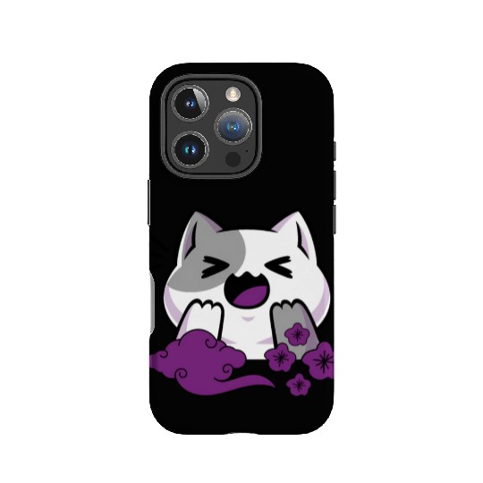 Asexual Subtle Ace Pride Anime And Cat Japanese IPhone Cases