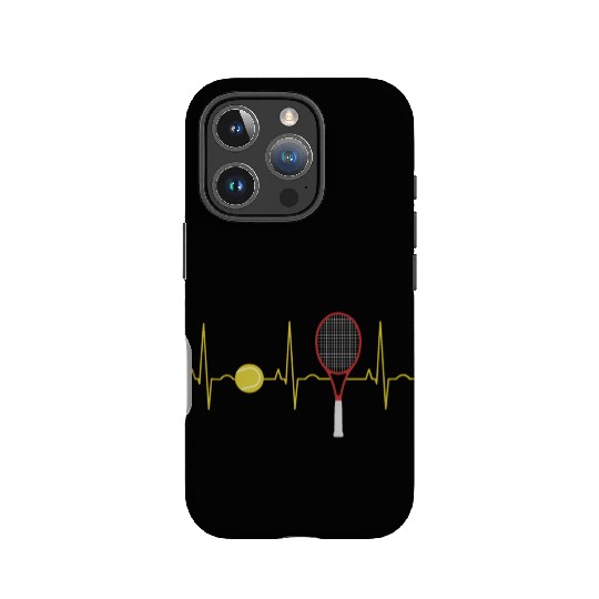 Tennis Player Sport Racket Tennis Ball Heartbeat IPhone Cases