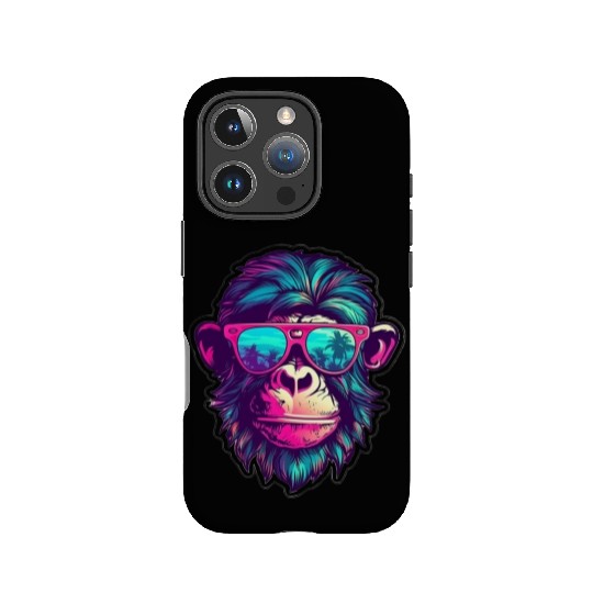 Miami Sunglass Monkey - Embrace the Sun IPhone Cases