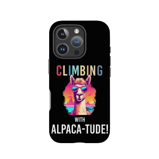 Funny Alpaca with Sunglasses - Alpaca-tude IPhone Cases
