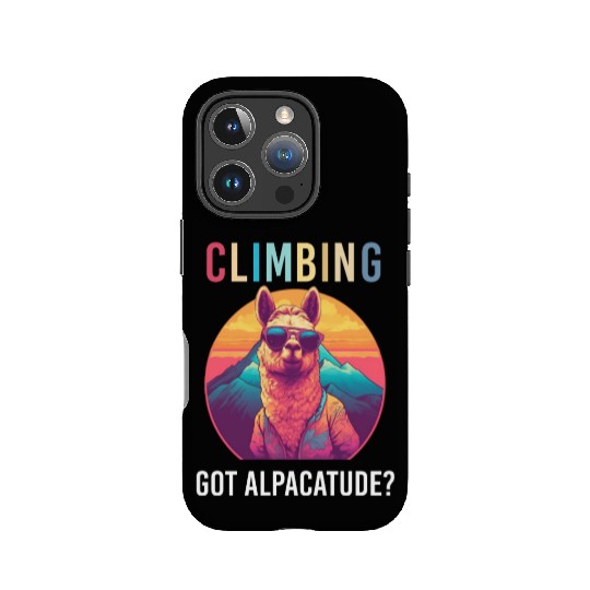 Funny Alpaca with Sunglasses - Alpacatude IPhone Cases