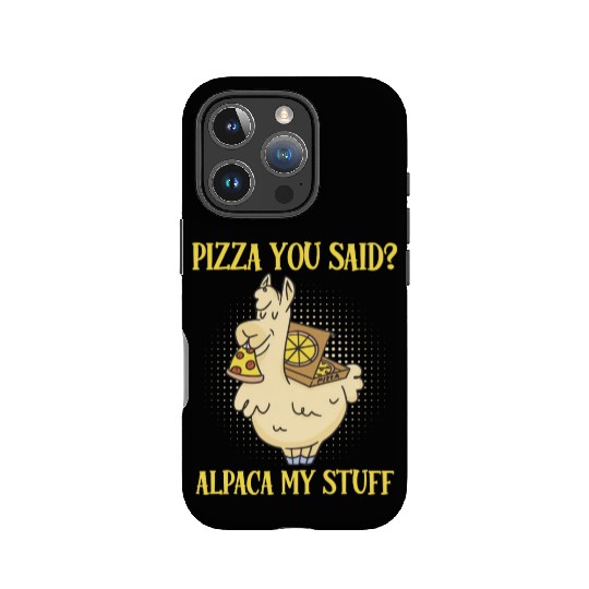 Alpaca My Bags Pizza You Said Pizza Lover 80s IPhone Cases