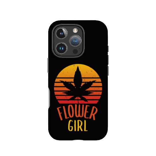 Cannabis Flower Girl music IPhone Cases