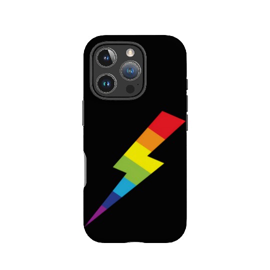 Awesome Rainbow Lightning Bolt Print IPhone Cases