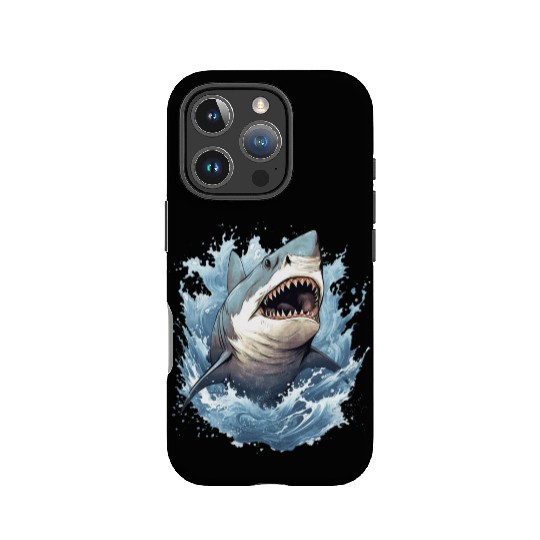 Captivating Shark Depiction IPhone Cases