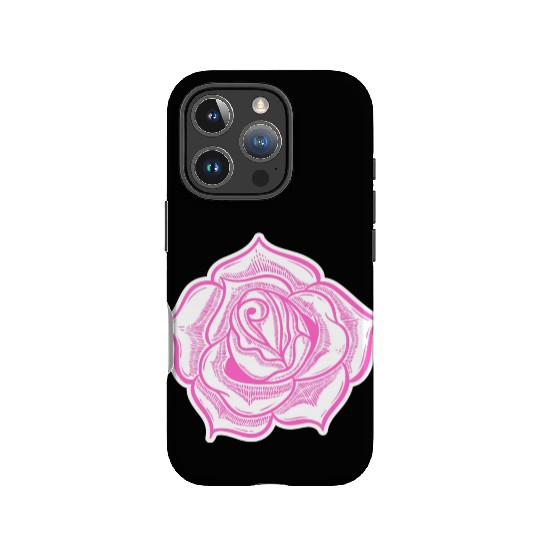 PINK AND WHITE FLOWER IPhone Cases