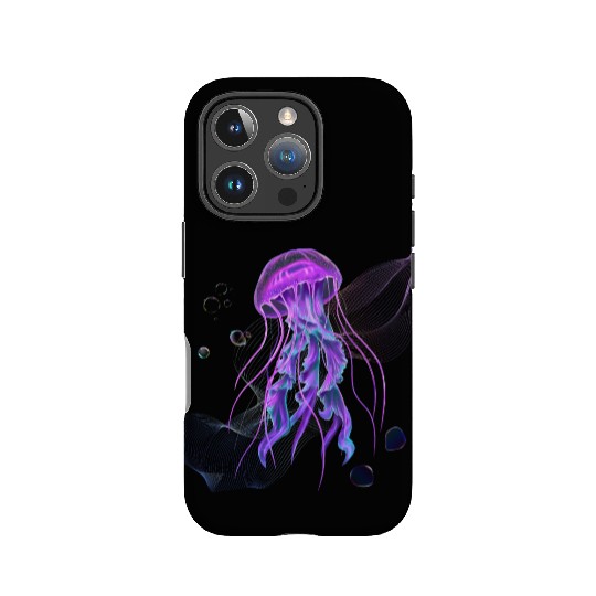 Neon Jelly Fish IPhone Cases