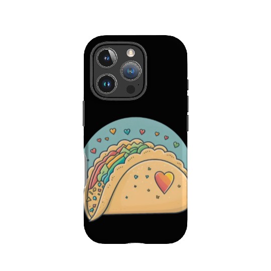 Taco-Lover I Love Tacos Heart Spicy Foodie IPhone Cases