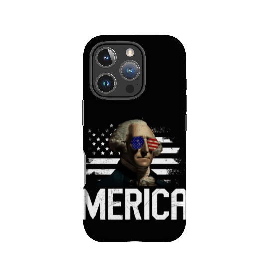 Merica George Washington Independence Day IPhone Cases