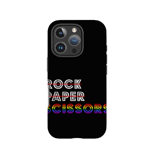 Rock Paper Scissors LGBT For Lesbians Lesbian Gay IPhone Cases