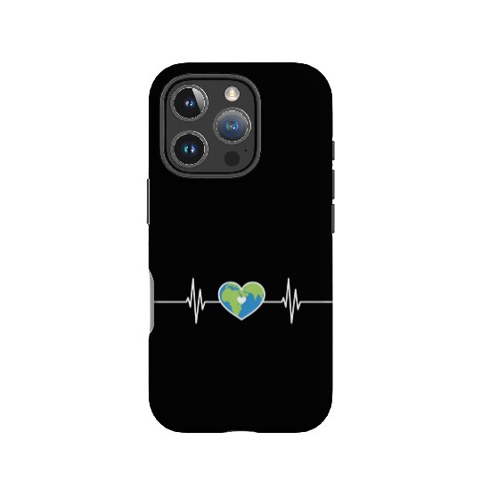 Heart Beat Earth IPhone Cases