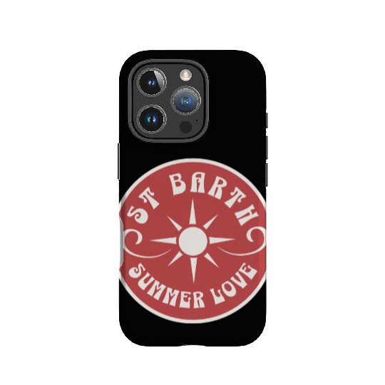 Saint Barthelemy Caribbean Summer Love IPhone Cases